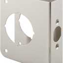 Prime-Line U 9589 Stainless Steel Lock and Door Reinforcement Plate for 1-3/8 In. Thick Doors, Stainless Steel Finish (Single Pack)