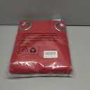 YoungsTex Red Linen Curtains 84 Inches Long for Living Room, Light Filtering Drapes with Grommet Semi Sheer Privacy for Bedroom Dining Room, 2 Panels, 52 X 84 Inch (Sliver-red Color)