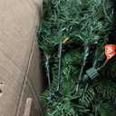 5-ft Pre-Lit Hinged Artificial Christmas Tree with 390 Tips and 180 Multicolor Lights