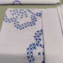3 x Mexican Embroidery Napkins, Set of 4, 70 cm x 70 cm (27 in x 27 in), Gabardine Fabric, Assorted Designs, DIY Embroidery (Cross Stitch 27 in)