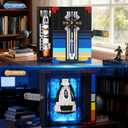 HOGOKIDS Magic Space Book Nook Building Set with LED Light, 945PCS Book Nook Building Block Sets for Bookshelf Home Decor, DIY Miniature Book Model Kit, Christmas Birthday Gifts for Adults Boys Girls