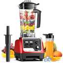 1800W Blender for Smoothies, Countertop Blenders for Kitchen with 70 Oz BPA-Free Pitcher and 20 oz To-Go Cup, 28000 RPM High-Speed Motor Blender for Ice Crushing, Frozen Drinks, Milkshakes (Dark Red)