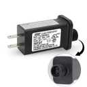 Power Supply for CZJUTAI JT-DC300V0200-C Christmas Lighting (1 Pack, 30V, 0.2A, 6W, US 2PIN, UL/UKCA/CE Certified)