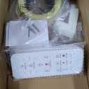WOODBRIDGE Smart Toilet, Auto Open & Close, Auto Flush, Foot Sensor Operation, Heated Seat and Integrated Multi Function Remote Control in White
