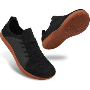 Men's Barefoot Shoes Minimalist Cross-Trainer Shoes Wide Toe Walking Shoes Zero Drop Sole Trail Running Sneakers, Size: 10.5 Wide