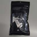 Silicone Patellar Tendon Support Strap 2-Pack, Knee Brace for Women Men, Adjustable Non-Slip Patella Band Support (Black)