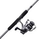 Abu Garcia 6'6" Max X Spinning Reel and Fishing Rod Combo, Size 2500 Reel, 5 Stainless Steel Ball Bearings, Smooth Oil Felt Front Drag System, Lightweight Composite Rod Blank, 2500 Size Reel - 6'6" - Medium Light - 1pc