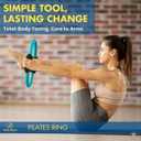 ProBody Pilates Fitness Circle – 14 Inch Pilates Ring for Focusing on Toning Inner Thighs, Arms, and Core, 14 Inches in Diameter