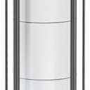 Gypie New Upgrade Free Standing Toilet Paper Storage Holder Stand, Heavy Duty 304 Stainless Steel Base, 3 Roll Capacity Toilet Paper Roll Holder for Bathroom Organization