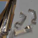 Ivilon Drapery Window Curtain Rod - End Cap Style Design 1 Inch Pole. 72 to 144 Inch Color Warm Gold