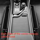 2 Pack Premium Car Seat Gap Filler Organizer - Universal Storage Box with Card Slots for Phones/Keys/Glasses, Fits Cars, SUVs & Trucks (Black)
