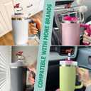 3 x Dachshund Dog Silicone Straw Covers for Stanley Cup, Reusable, Cute Toppers Accessories for Tumblers, 2PCS Decorative & Personalized Straw Cover Cap (a)