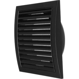 Europlast, White Ventilation Grille with Movable Slats, Blind, Closing Grille, Backflow Flap