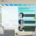 6FT Metal Privacy Screen Outdoor Privacy Panel and Garden Divider, Weather-Resistant Freestanding Panel with Stand, Durable Steel for Patio, Garden, Balcony & Backyard
