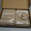 Wesnoy 50 Pcs Thanksgiving Burlap Gift Bags with Drawstring and 50 Pcs Tags 5x7 Autumn Fall Pumpkin Treat Bags Harvest Candy Goodies Sacks for Thanksgiving Party Favor DIY(Orange Pumpkin)