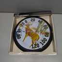 Taylor Large Dial Thermometer, Wireless Thermometer with Easy to Read Large Numbers for Patio, Pool, and Indoor Areas, 13.25-inch, Deer Pattern
