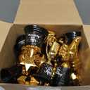 Lenwen 36 Pack Gold Trophy Award Bulk Star Thumbs up Trophy Awards Plastic Mini Golden Cup Back to School Gifts for Students Classroom Sports Soccer Football Game Winning Prize, 3 Styles
