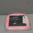 Gift for 1-2 Years Old Girl, Girl Toys with Magnetic Letters and Numbers, Portable Doodle Board Easel, Learning and Educational Toy for 1-2 Years Old Girls (Pink Red)