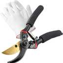 Advanced Bypass Trimming Scissors - Professional Gardening Scissors, 1.57-inch Trimming Diameter Anti rust Stainless Steel Blades, Plant, Flower, Bush Manual Trimmer, 1-piece Set