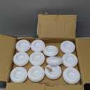 Aignis 24pcs Flameless Floating Candles Waterproof, 200Hr 3LED Floating Tea Lights with Battery, Water-Activated Candles for Pool, Wedding Centerpieces, Bath & Spa, Easter Decoration (Elegant White)