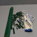 MAXPACE 62pcs Garden Stakes Kit: Includes 20 Sets of Fiberglass Plant Sticks Supports & Accessories for DIY 4ft, 5ft, 6ft, 7ft Stakes for Tomato, Vegetables, Indoor & Outdoor Gardening Supplies
