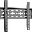 TETVIK Fixed TV Wall Mount for Most 26-63 inch TV Monitor fit Flat Curved Screen Ultra Slim Profile Television Mount Wall Bracket Max VESA 400x400mm Hold Up to110 lbs Wall Mount TV Bracket