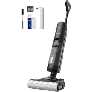 DREAME H13 Pro Wet Dry Vacuum Cleaner, Smart Floor Cleaner Vacuum Mop for Hard Floors, 140F Brush Wash, Hot Air & Dual Rotation Self-Cleaning, GlideWheel Power System, Great for Sticky Messes