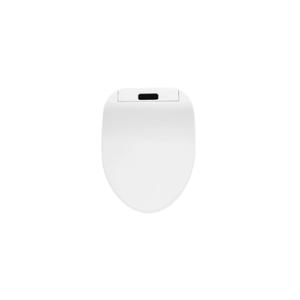Smart Toilet Seat with Remote Control, Heated Toilet Seat PP 1300W, Electric Toilet Seat LED Night 4 Temperatures, For Family Elderly Hotel, Shower Washer, Tail Dryer