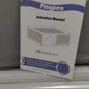 Fodoss Baby Playpen, 47x47in Small Play Pen,Toddler Playpen for Apartment,Play Yard,Activity Fence, Extra Large Baby Playard (Light Grey)