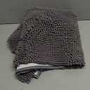 Muddy Mat | Super Absorbent Door Mat Indoor, Microfiber Quick Dry Chenille Entryway Rug, Non-Slip Front Door Mat, Indoor Mats for Entryway, Machine Washable Pet Rug, Grey 24"x36"