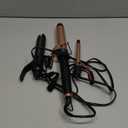 Ufree 5 in 1 Curling Iron with Interchangeable Ceramic Barrels (0.35"-1.25"), Curling Wand Set with Flat Iron Hair Straightener, Instant Heat Up, Dual Voltage Hair Curler, Gifts for Women (Rose Gold)