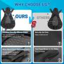 Bike Seat Cushion Gel Padded Saddle Cover for Men Women - Extra Padding Soft Comfort Bicycle Seat Cushion for Peloton, Stationary, Spin, Mountain, Road, Ebike