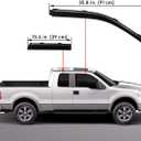 Lightronic Extra Durable Clip-on in-Channel Auto Vent Window Visor, Fits 2004-2014 Ford F-150 SuperCab (EXCLUDES 2004 F-150 Heritage), UV Protection Rain Guard, Original Wind Deflector, Smoke, 4-Pcs