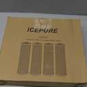 ICEPURE 1 Micron 2.5" x 10" Whole House CTO Carbon Sediment Water Filter Cartridge Compatible with DuPont WFPFC8002, WFPFC9001, SCWH-5, WHCF-WHWC, WHCF-WHWC, FXWTC, CBC-10, RO Unit, Pack of 4