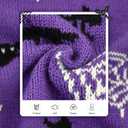 Halloween Dog Sweater Puppy Spooky Spider & Bat Patterns Outfit Knitwear Pullover Warm Pet Sweater for Small Middle Large Dog 4XL