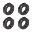 AZSSMUK Single Split Clamp-On Shaft Collars of Metal Material 3/4 inch Bore Set Screw