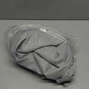 24 x 48 inch Rectangle Fitted Open Back Tablecloth for 4 FT Folding Table Washable Polyester Table Cover for Trade Show Wedding Party Picnic Outdoor Events Grey