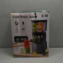 Juicer Machines, 3-in-1 Cold Press Juicer with 6.5" Extra Large Chute, 100oz Large Capacity, AC Motor, Makes Juice, Nut Milk & Sorbet, Premium Gray