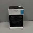 Portable Air Conditioners for Bedroom, Dual Motor Evaporative Air Cooler with 3 Speeds & 3 Mist, 7 Color Night Light Cooling Fan with 2-8H Timer, 1100ML Personal AC Unit for Office Room