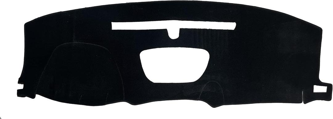 Custom Fit Dashboard Black Center Console Cover Dash Mat Protector Sunshield Cover for 2019-2025 Chevrolet Silverado 1500 2500 3500 2019 2020 2021 2022 GMC Sierra