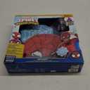 Marvel Spidey Toddler Dress-Up Box - Long-Sleeved Top with Printed Design Plus Fabric Half Mask and Foam Web Shield (3T-4T) Multi