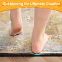 8x10 Non Slip Rug Pad Gripper, 1/4" Thick Cushioned Carpet Pads for Hardwood Floors, Felt and Silicone Backing, Under Area Rugs Anti Skid Mat Keep Rugs in Place