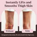 Skinnies Instant Thigh Lift Tape - Patented & Made in USA - Clear Adhesive Strips Instantly Lift Loose Skin and Smooth Cellulite - Sweatproof and All-Day Wear Body Tape for Women - 5 Pairs