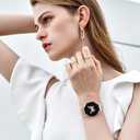 GEAK 18mm 20mm 22mm Metal Watch Band Compatible with Garmin Vivoactive 5 Watch Bands, Vivoactive 6/3/Venu 3S/2S, Quick Release Stainless Steel Milanese Loop Mesh Strap for Venu 3/Venu 2 Men Women (Starlight)