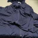 Ekouaer Robe for Women Zipper Robe Loungewear Full Length Sleepwear Pockets Housecoat Casual Straight Robe S-XXL Dark Blue
