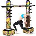 Gejoy 1 Pc Mardi Gras Inflatable Limbo Game for Adults 59 Inch Mardi GRAS Limbo Party Outdoor Game Set Inflatable Decoration for Party Yard Indoor Outdoor Games Picnic Decor