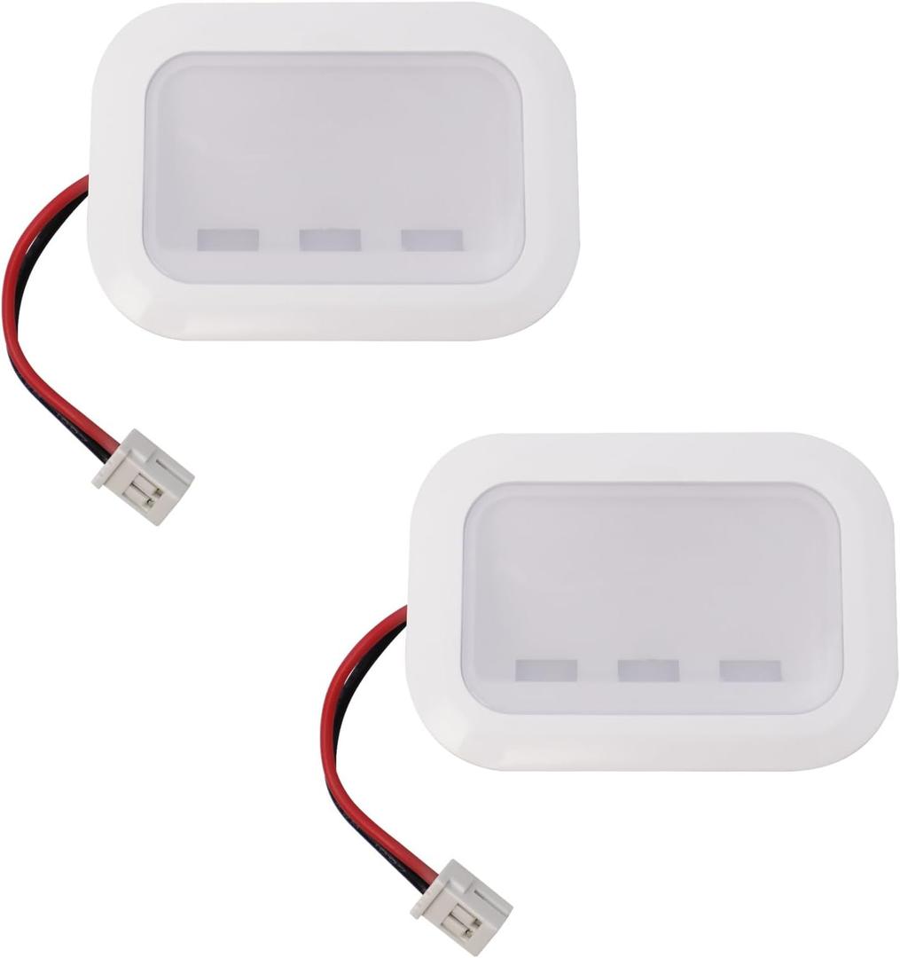 2pc W11483116 Refrigerator LED Light Compatible With Whirlpool KitchenAid Replacement 4961291 AP6990551 PS16221108 EAP16221108