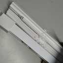 No Drill Cordless Vinyl Mini Blinds,White,32.5" W x 48" H | 1",No Tools,Horizontal Window Blinds,Light Filtering,Indoor Windows