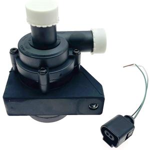 Auxiliary Cooling Water Pump With Plug for A3 A4 TT Volkswagen Beetle CC Eos Golf GTI Jetta Passat Tiguan Replace 1K0 965 561 J 1K0 965 561J 1K0965561J