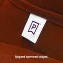 Gee Di Moda Rectangle Tablecloth - 60 x 84 Inch Burnt Orange, Polyester, Rectangular, Heavy Duty, Washable, Wrinkle Resistant, Ideal for 5 Ft Buffet Table, Holiday Party, Dinner, Wedding & Baby Shower